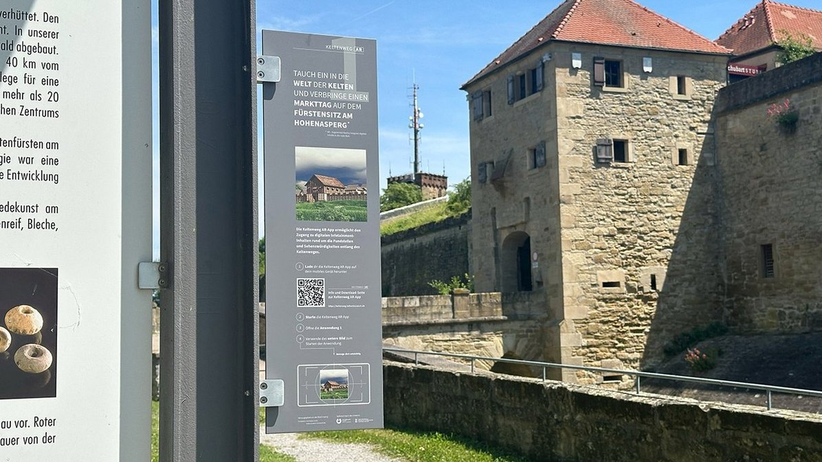 Beschilderung am Hohenasperg